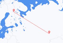 เที่ยวบิน จาก เยคาเตรินเบิร์ก, รัสเซีย ไปยัง คูซาโม, ฟินแลนด์