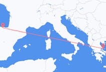 出发地 西班牙出发地 毕尔巴鄂目的地 希腊斯基亚索斯的航班