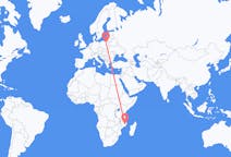 Flights from Nampula, Mozambique to Szymany, Szczytno County, Poland