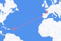 Flyg från Antigua, Antigua och Barbuda till Pau, Frankrike