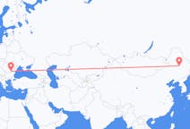 Flyrejser fra Daqing til Bukarest