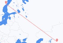 Fly fra Kyzylorda til Umeå