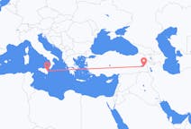 Flüge von Lieferwagen, die Türkei nach Catania, Italien