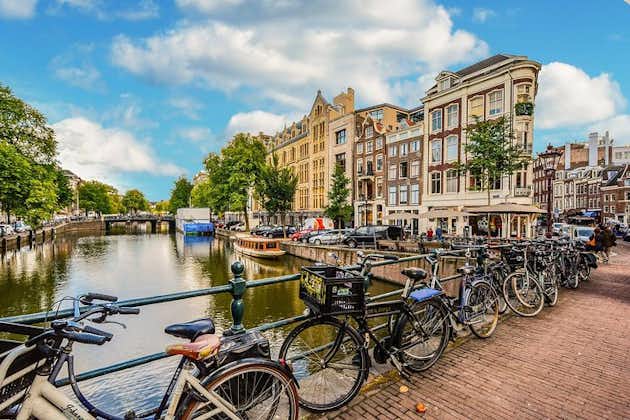 Tour in bici privato del centro città di Amsterdam al mattino o al pomeriggio