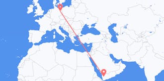 Flights from Yemen to Germany