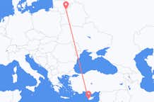 Flyreiser fra Páfos, til Vilnius