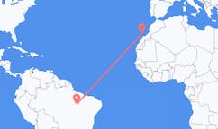Flyreiser fra Araguaína, Brasil til Lanzarote, Spania