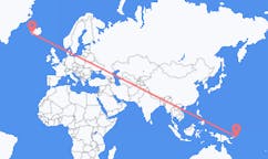 Flyreiser fra Buka, Papua Ny-Guinea til Reykjavík, Island