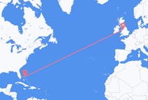 Flights from Marsh Harbour, the Bahamas to Liverpool, England