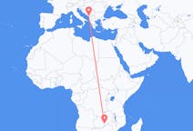 Flyg från Lusaka, Zambia till Podgorica, Montenegro