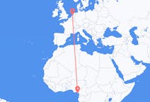 Flyreiser fra Malabo, Ekvatorial-Guinea til Amsterdam, Nederland