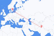 Flyrejser fra Amritsar, Indien til Växjö, Sverige
