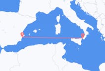 Flyreiser fra Reggio di Calabria, Italia til Alicante, Spania