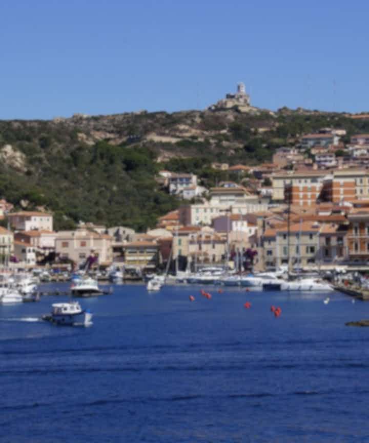 Sightseeing cruises in La Maddalena, Italy