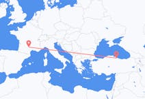 出发地 法国出发地 罗德兹目的地 土耳其三生的航班