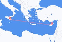 Fly fra Comiso til Larnaca