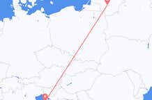 Flights from Pula to Kaunas