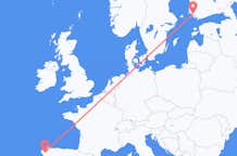 Flights from Santiago De Compostela to Turku