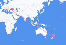 Flyg från Wellington, Nya Zeeland till Kayseri, Turkiet