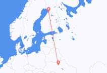 Voli da Kiev, Ucraina ad Oulu, Finlandia