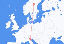 Flights from Sveg, Sweden to Bologna, Italy