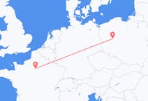 Flights from Poznań in Poland to Paris in France