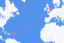 Flights from Antigua, Antigua & Barbuda to London, the United Kingdom