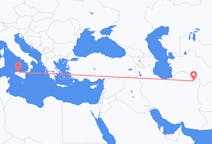 Flyreiser fra Mashhad, Iran til Palermo, Italia