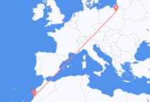 Flyg från Agadir, Marocko till Szczytno, Polen