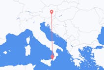 Flyrejser fra Reggio di Calabria til Graz