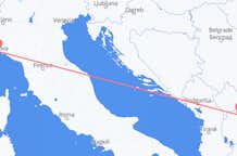 Flyg från Genua till Skopje