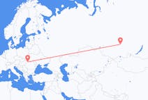 Flights from Krasnoyarsk, Russia to Satu Mare, Romania