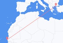 Voli from Dakar, Senegal to Alessandropoli, Grecia