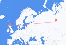 Flights from Surgut, Russia to Inverness, the United Kingdom