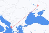 Fly fra Dnipro til Korfu