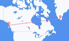 Flyreiser fra Ketchikan, USA til Narsarsuaq, Grønland