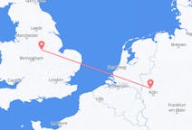 Vluchten van Nottingham, Engeland naar Duesseldorf, Duitsland