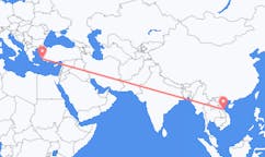 Flyreiser fra Dong Hoi, Vietnam til Bodrum, Tyrkia