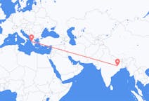 인도 란치에서 출발해 그리스 프레베자에게(으)로 가는 항공편