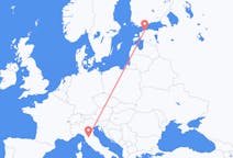 Vluchten van Tallinn, Estland naar Florence, Italië