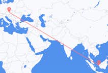 印度尼西亚出发地 坤甸飞往印度尼西亚目的地 维也纳的航班