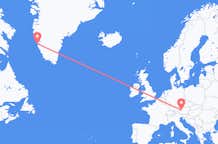Flyrejser fra Salzburg til Nuuk