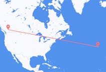 Flyreiser fra Kamloops, Canada til Ponta Delgada, Portugal