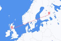 Flyrejser fra Glasgow, Skotland til Joensuu, Finland