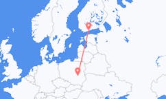 Flyreiser fra Radom, Polen til Helsingfors, Finland