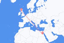 Flyreiser fra Luxor, Egypt til Glasgow, Skottland