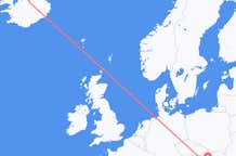 Vluchten van Akureyri naar Boedapest