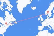 Flyg från Ottawa till Oslo