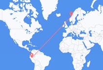 Flights from Tarapoto, Peru to Ørland, Norway
