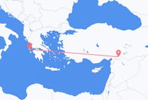 Voos de Kefallinia, Grécia para Gaziantepe, Turquia
